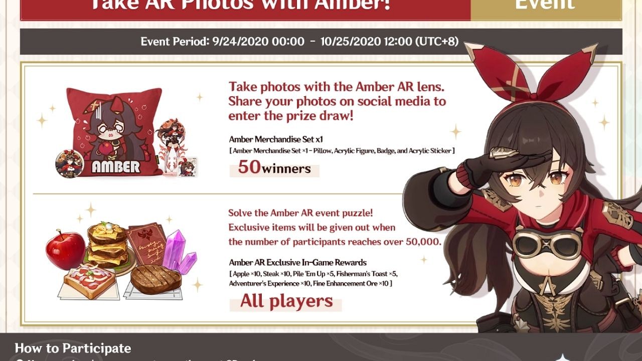 Genshin Impact Amber Puzzle Win Cool Prizes Use This Simple Guide To Click Amber Photos Only A Week Left The Sportsrush