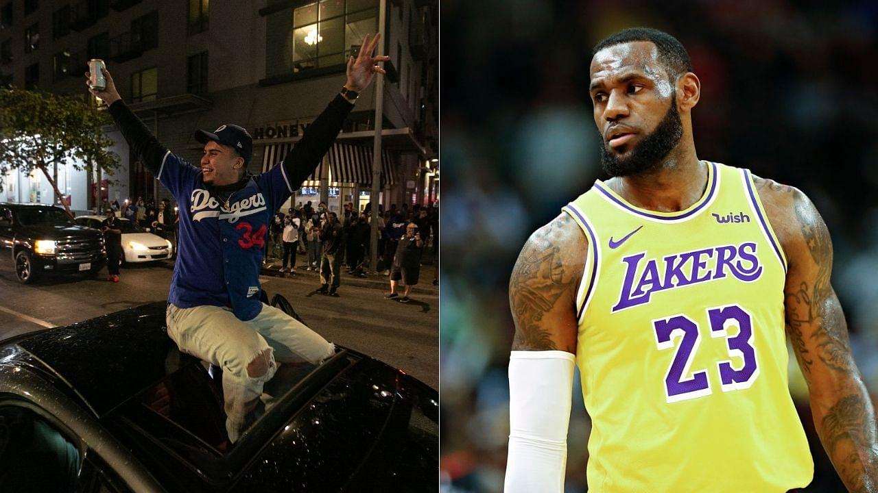 Lakers' LeBron James slammed for Dodgers' World Series win parade call amidst COVID-19 spike