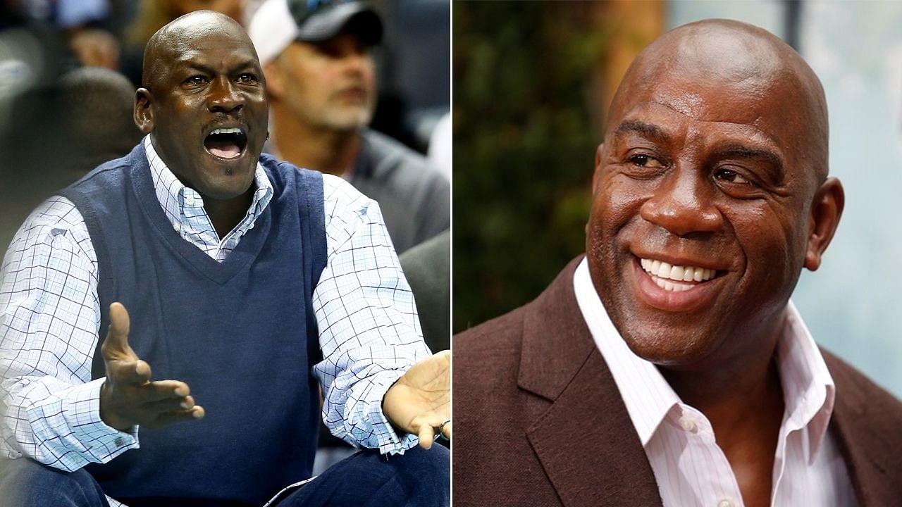 Can't get too close to Michael Jordan or it's a foul': Lakers' Magic Johnson