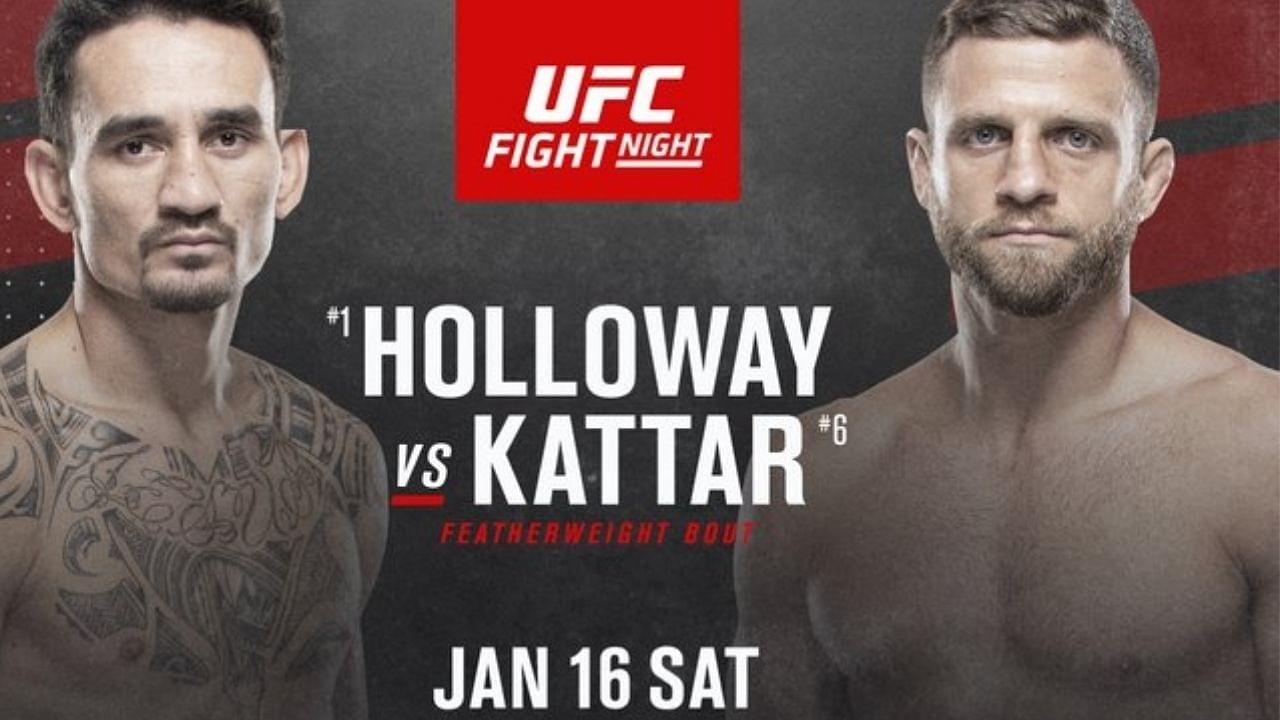 UFC News: Max Holloway Vs. Calvin Kattar Set To Headline January 16 Fight Night Event