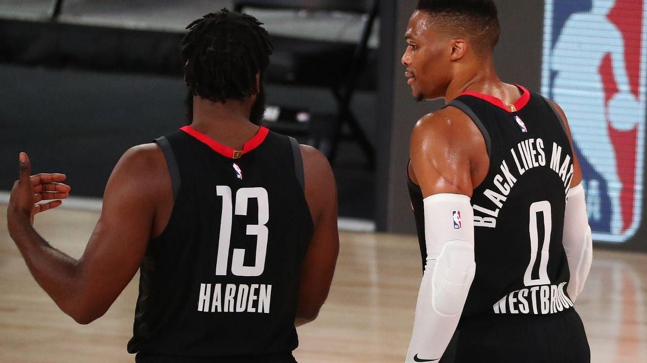 'Westbrook is blocking James Harden trade': Rockets want to trade Russ before shopping The Beard