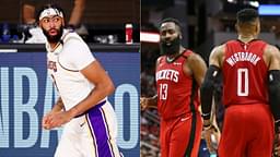 Lakers' Anthony Davis on Rockets' James Harden and Westbrook requesting trades