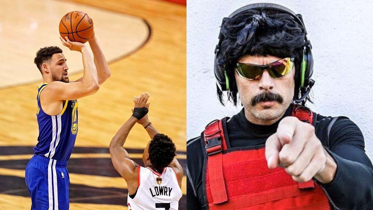 "Klay Thompson worked his a** off from Knee Injury", Dr Disrespect is confident GSW Star will bonce back from ACL injury