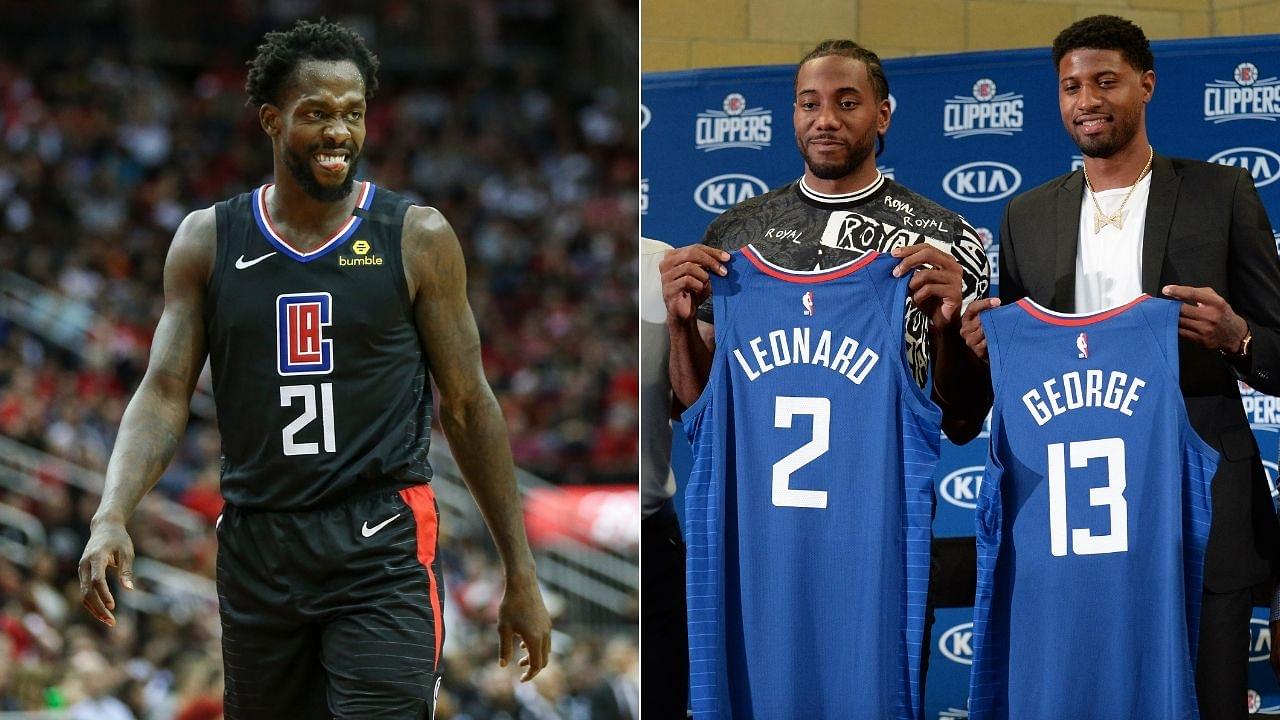 Patrick Beverley's hilarious reaction to Kawhi Leonard and PG13 joining Clippers