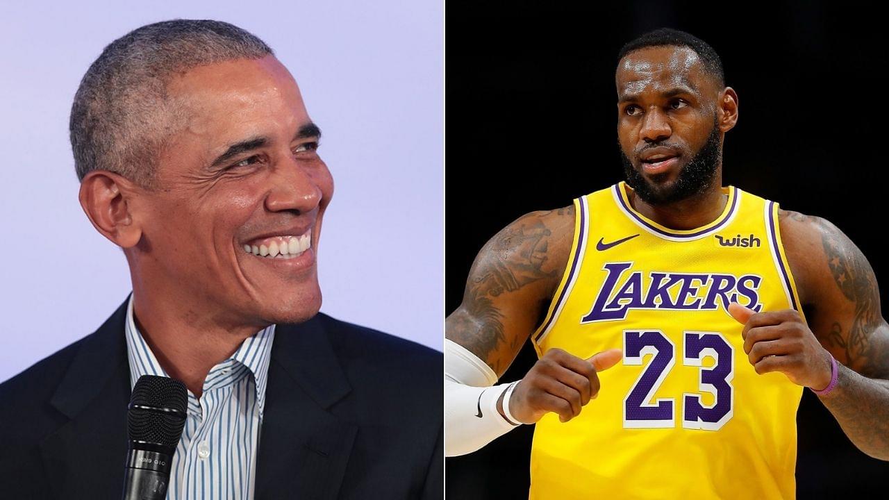'I got Anthony Davis to Lakers to do all the work for me': LeBron James tells Barack Obama