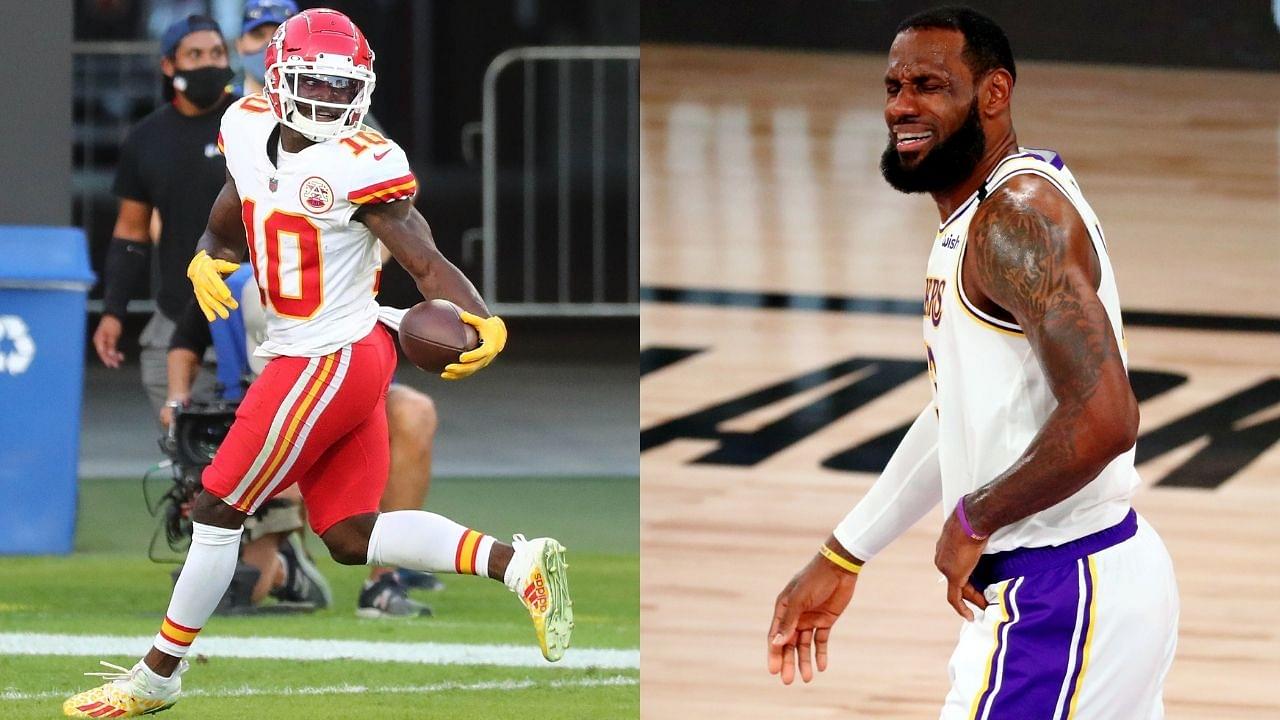 "My GOODNESS CHEETAH": LeBron James Reacts to Tyreek Hill's Performance vs Bucs