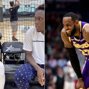 'Kevin Durant's going bald like LeBron James': Nets star pictured with