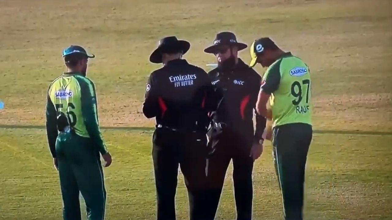 Wahab Riaz: Watch umpires wipe ball after Pakistani bowler mistakenly applies saliva in Rawalpindi T20I