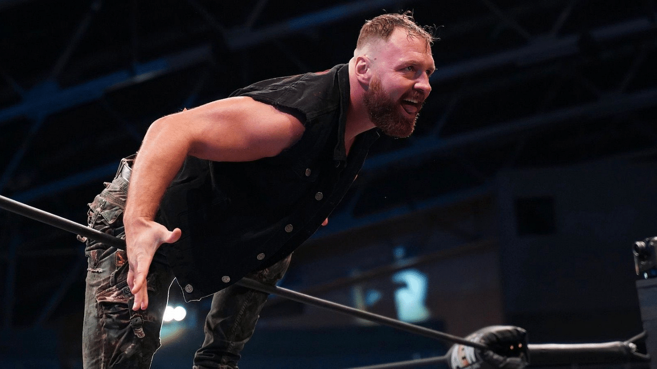 Jon Moxley ambushes Kenny Omega ahead of their contract signing