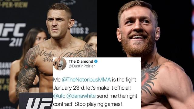 Dustin Poirier Indicates Fight With Conor McGregor isn't Official In a Deleted Tweet