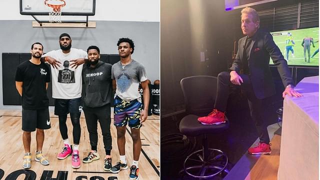“Is he throwing up gang signs?”- Skip Bayless bashes Lakers' LeBron James for his photo with son Bronny