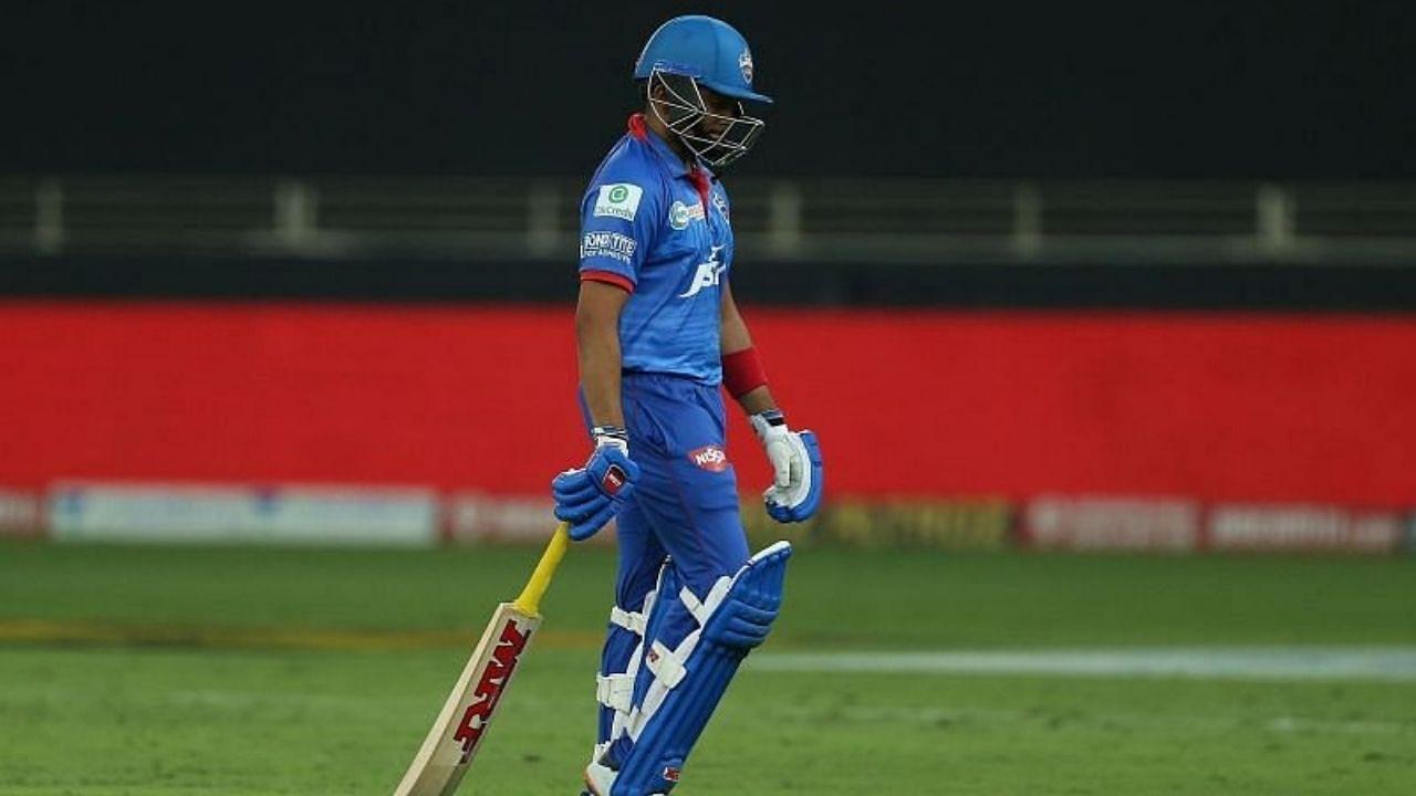 Why is Prithvi Shaw not playing today's IPL 2020 Qualifier 2 vs SRH?