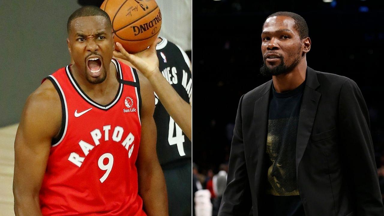 Kevin Durant is recruiting Serge Ibaka to the Nets
