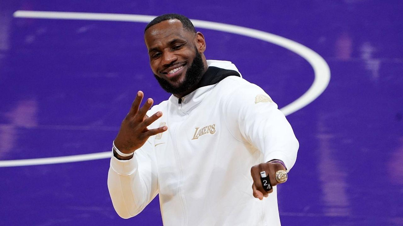 'LeBron James will be drinking wine tonight': Lakers star rolls ankle on Opening Night, confirms availability for Christmas Day game vs Mavericks