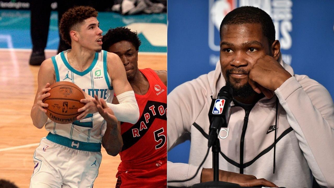 'Going pro early was beneficial for LaMelo Ball': Nets star Kevin Durant supports Ball brother's decision to play overseas