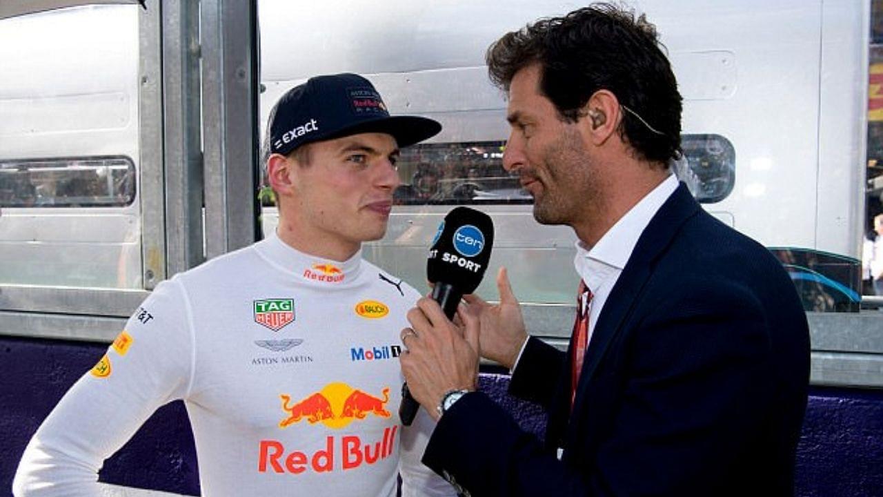 "Is he already Lewis on Sunday? No"- Mark Webber on Max Verstappen