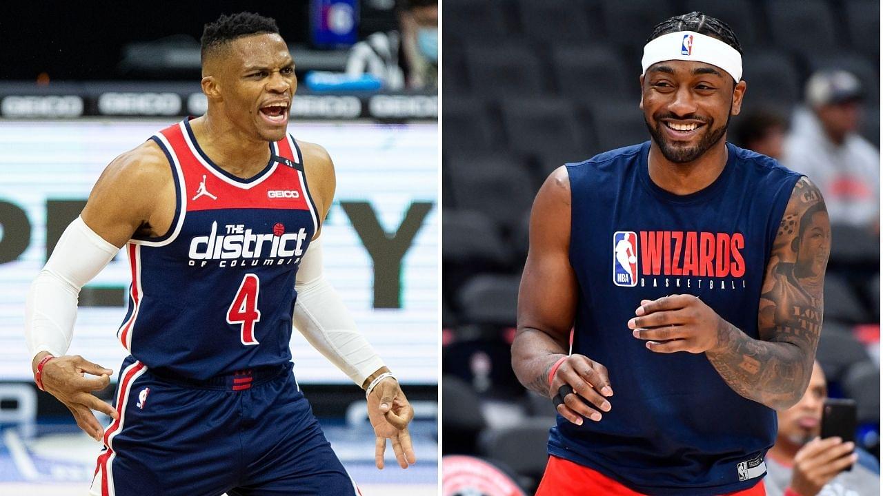 "Storm brewing between John Wall and Russell Westbrook": Fans react to altercation between star guards in Rockets win over Bradley Beal's Wizards