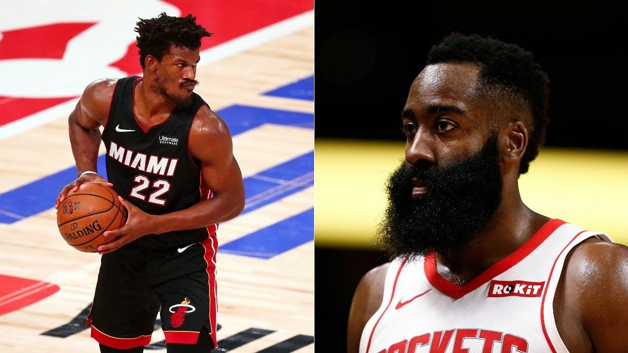 'His beard looks well nourished': Jimmy Butler gives hilarious take on a post about James Harden joining Heat