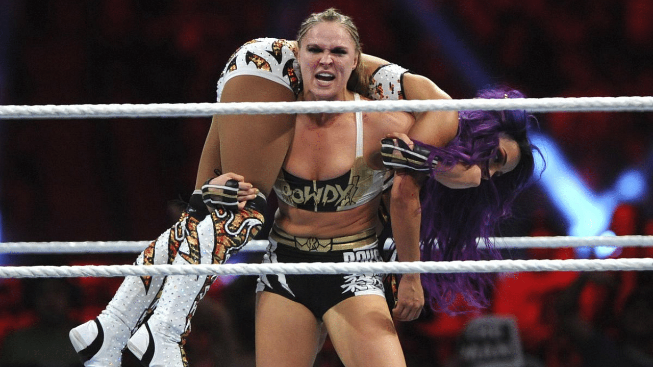 ronda rousey wrestling