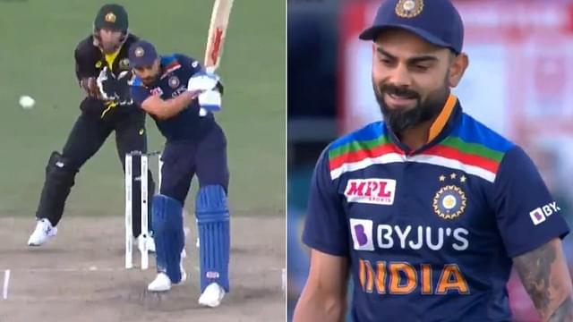 Virat Kohli dismissal: Indian captain left astonished after getting out to Mitchell Swepson in Canberra T20I