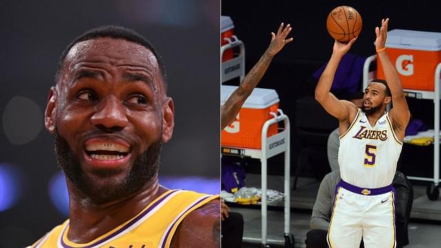 'Stop it, stop it': LeBron James threw his mask in disbelief as Talen Horton Tucker drained a 3 to finish with 33 points in Lakers win