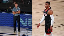 'He's drawing up plays!': Russell Westbrook induces hysterics when he takes over as Wizards coach from Scott Brooks