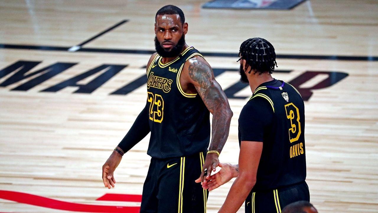 '#23 gonna look different next year': LeBron James to give up Lakers jersey number 23 for Anthony Davis, take number 6