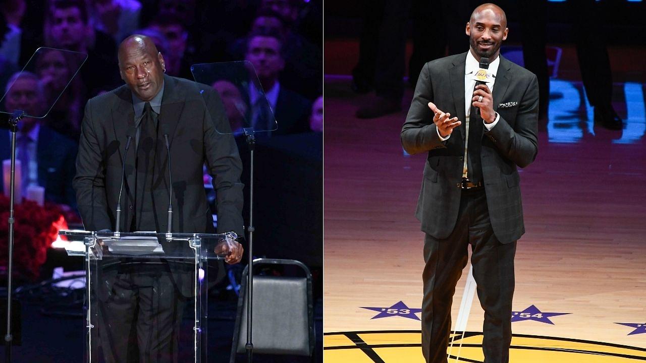 "You should feel the defense with your legs": When Michael Jordan gave fledgling Lakers star Kobe Bryant keys to his success at fadeaway jumpers