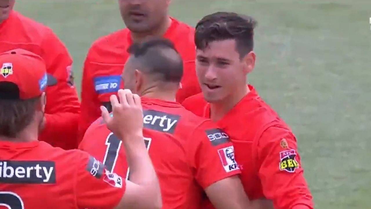 Youngest player to play BBL: Watch 15-year old Noor Ahmad picks maiden Big Bash wicket on Melbourne Renegades debut