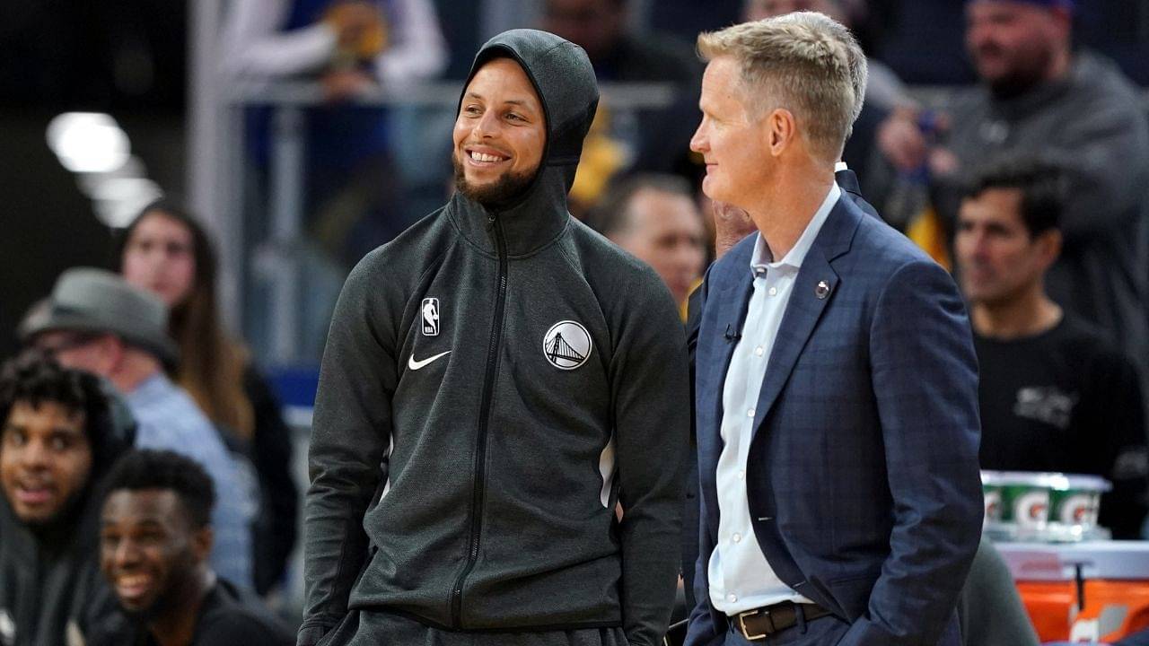 “Steph Curry choked”: Steve Kerr hilariously berates Warriors star for missing his 106th 3 pointer after making 105 in a row