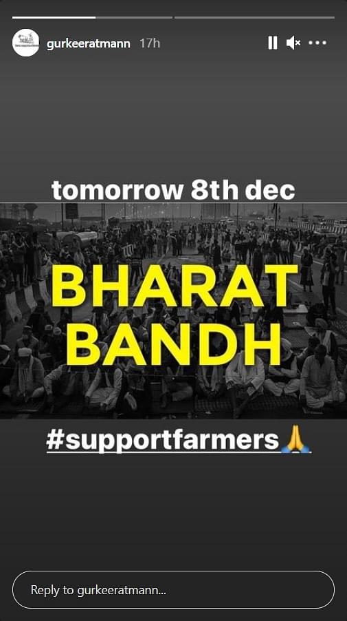 Harbhajan Singh lends support to farmers' protest amid Bharat Bandh