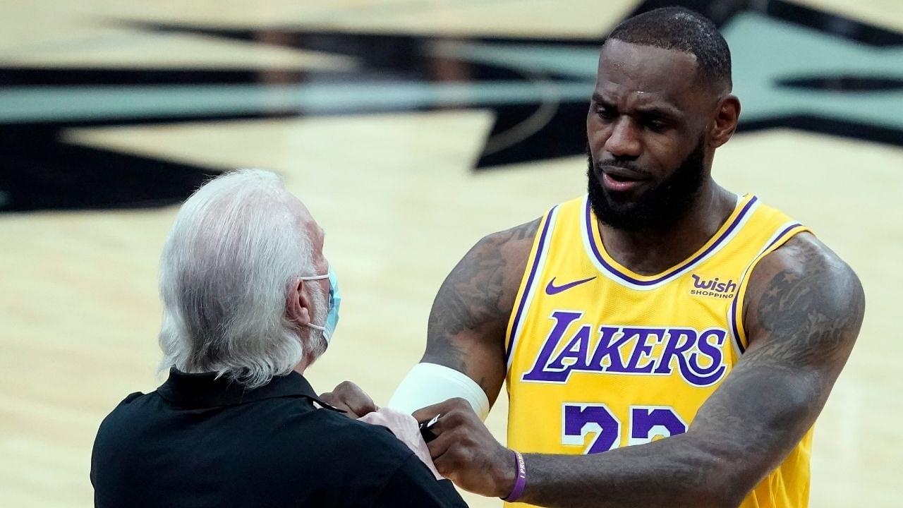 "LeBron James looks like he did when he debuted in the NBA": Lakers star gets passionate praise from Gregg Popovich for his 36th Birthday