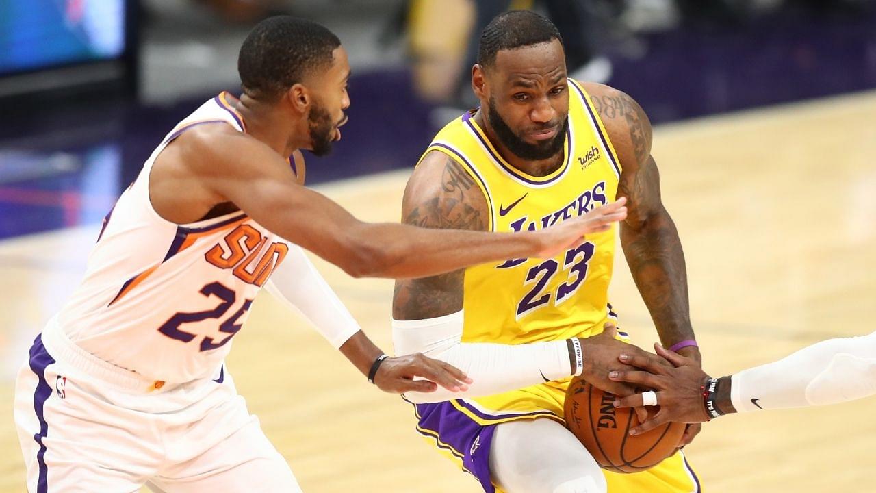 'If it was LeBron James, they'd have stopped the game': NBA Twitter criticizes Lakers star for dangerous play on Mikal Bridges