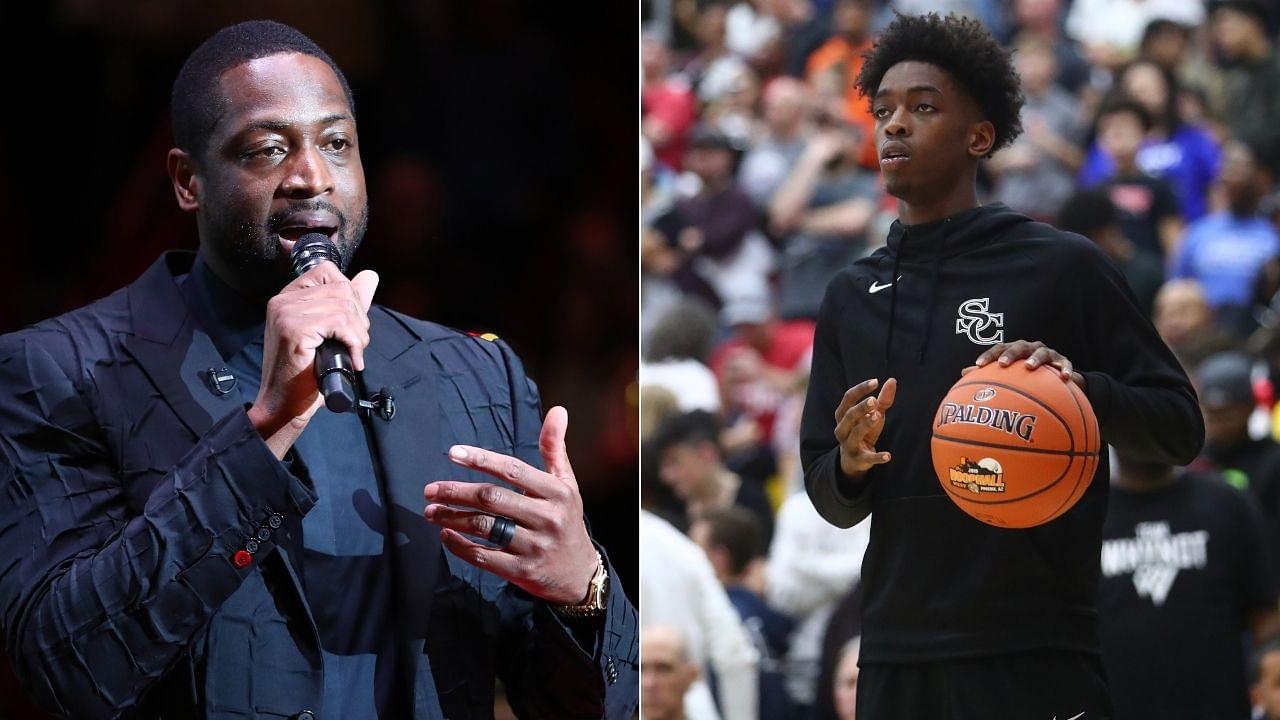 "You wanna be me? You gotta beat me": Dwyane Wade trash talks his son Zaire Wade in a heated 1 on 1 battle