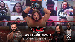AJ Styles books WWE Championship Match vs Drew McIntyre at WWE TLC
