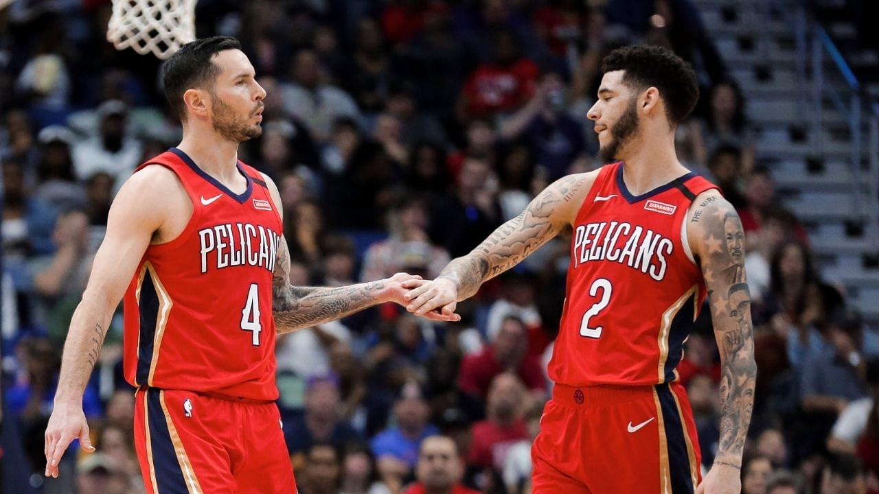 'I tell Lonzo Ball every f**king day to stop passing up shots': JJ Redick advises Pelicans teammate to be more assertive
