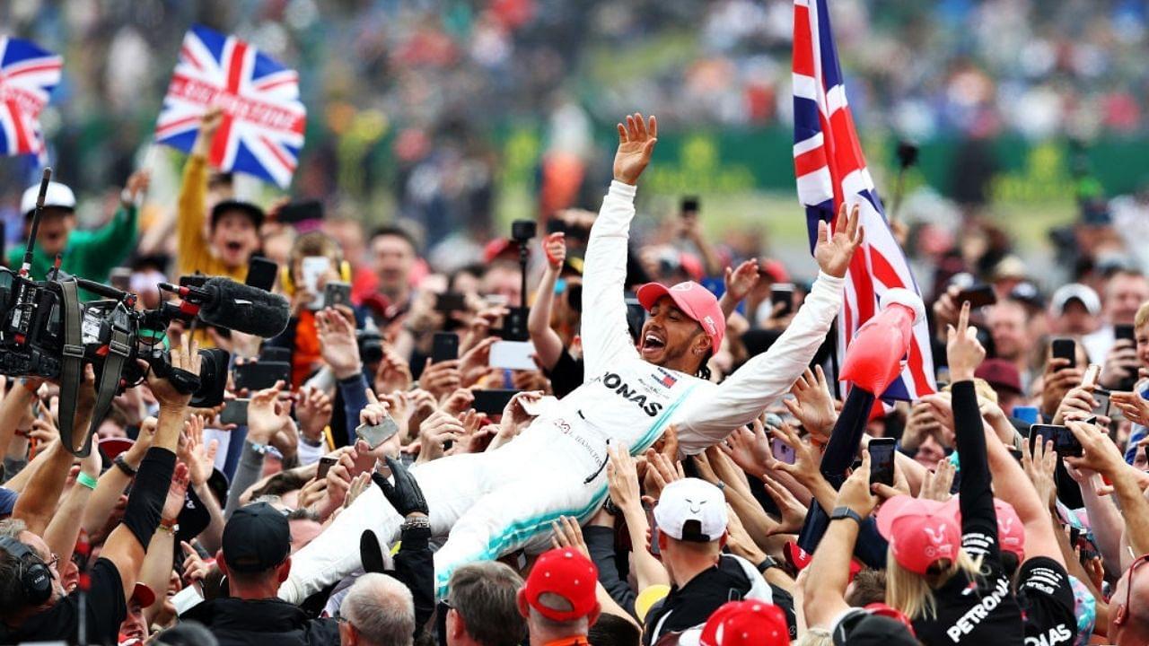 Silverstone tributes 7 time World Champion Lewis Hamilton by renaming pit straight