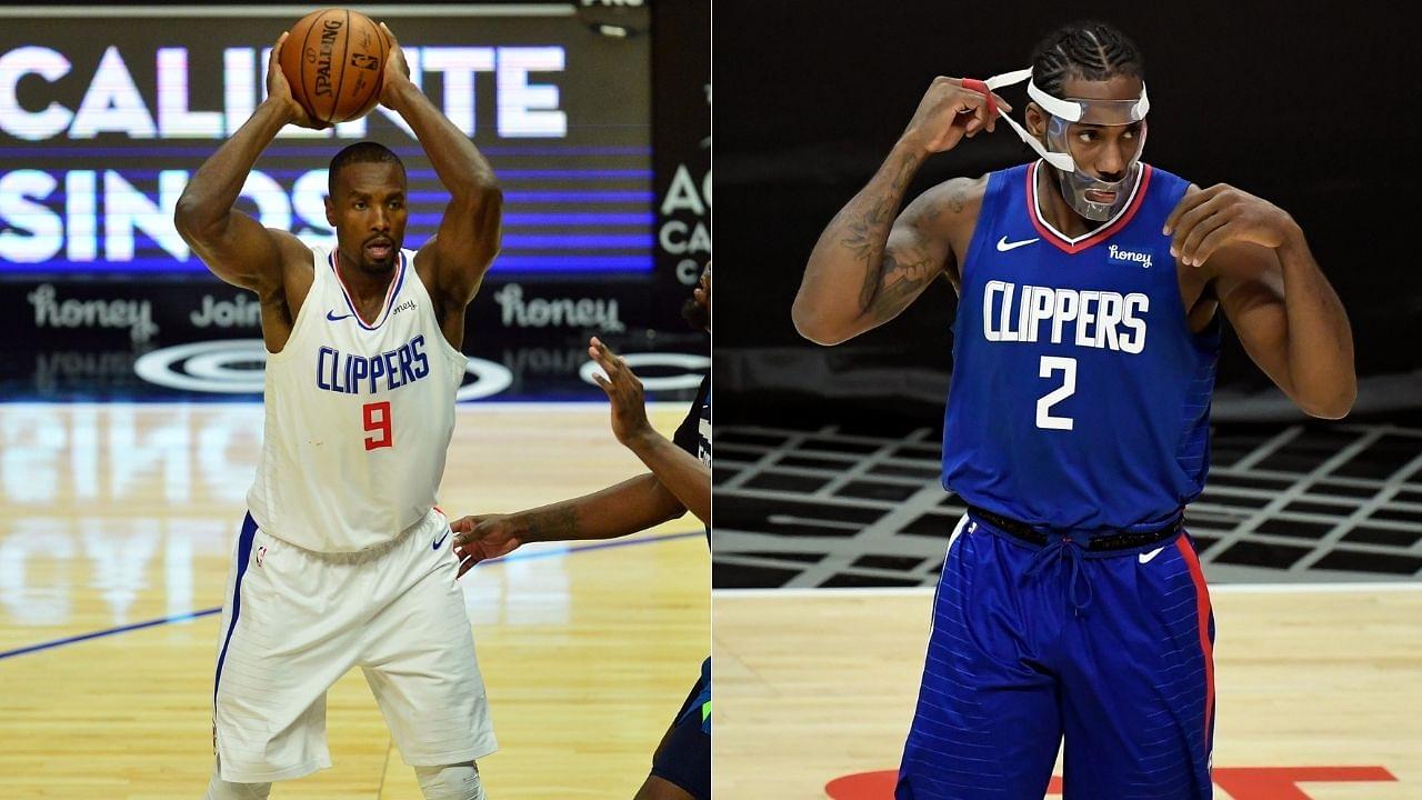 "Serge Ibaka can't talk too much, he's on the trade block": Masked Kawhi Leonard makes hilarious joke at Clippers teammate's expense