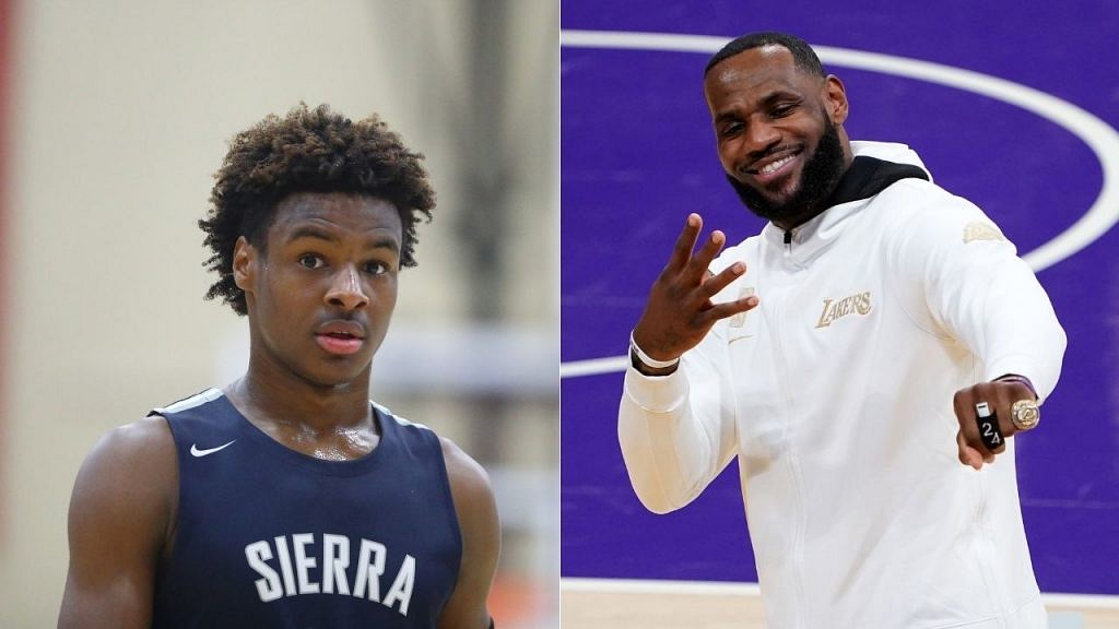 'Did Bronny James get an a** whooping before this video?': LeBron James ...