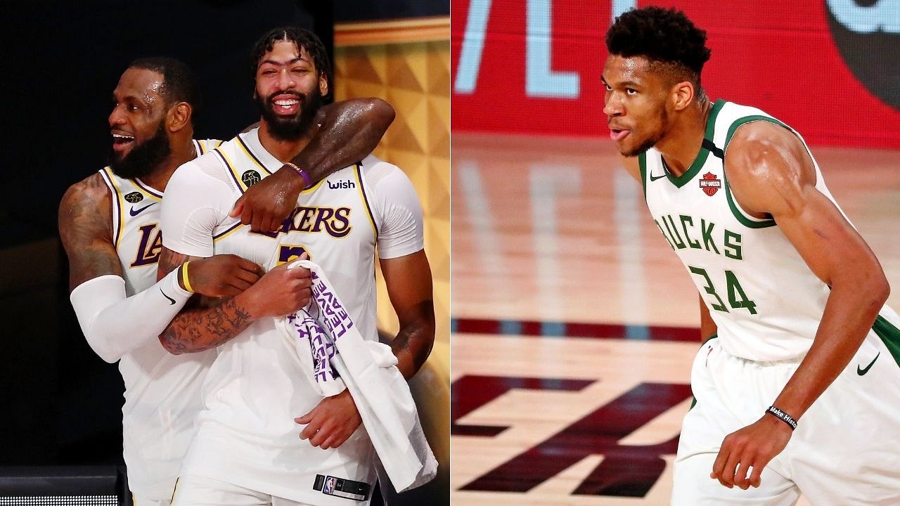 Want Lebron James Or Anthony Davis To Join The Bucks Giannis Tries To Recruit Both Lakers Stars To Milwaukee The Sportsrush