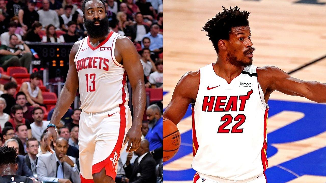 ‘Zero influence’: Jimmy Butler responds to James Harden’s possible trade to Miami Heat from the Rockets