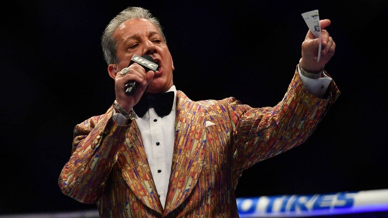 'It's Time!! For The Fight Of The Year': Bruce Buffer Reveals his pick for the fight of the year