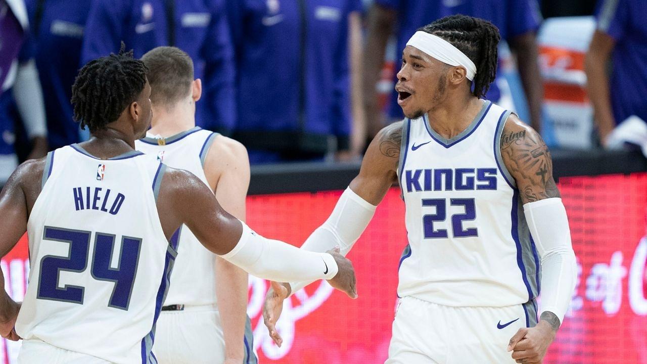 Buddy Hield buzzer beater: Kings guard hits gamewinner with tip layup after stupendous defense from Harrison Barnes
