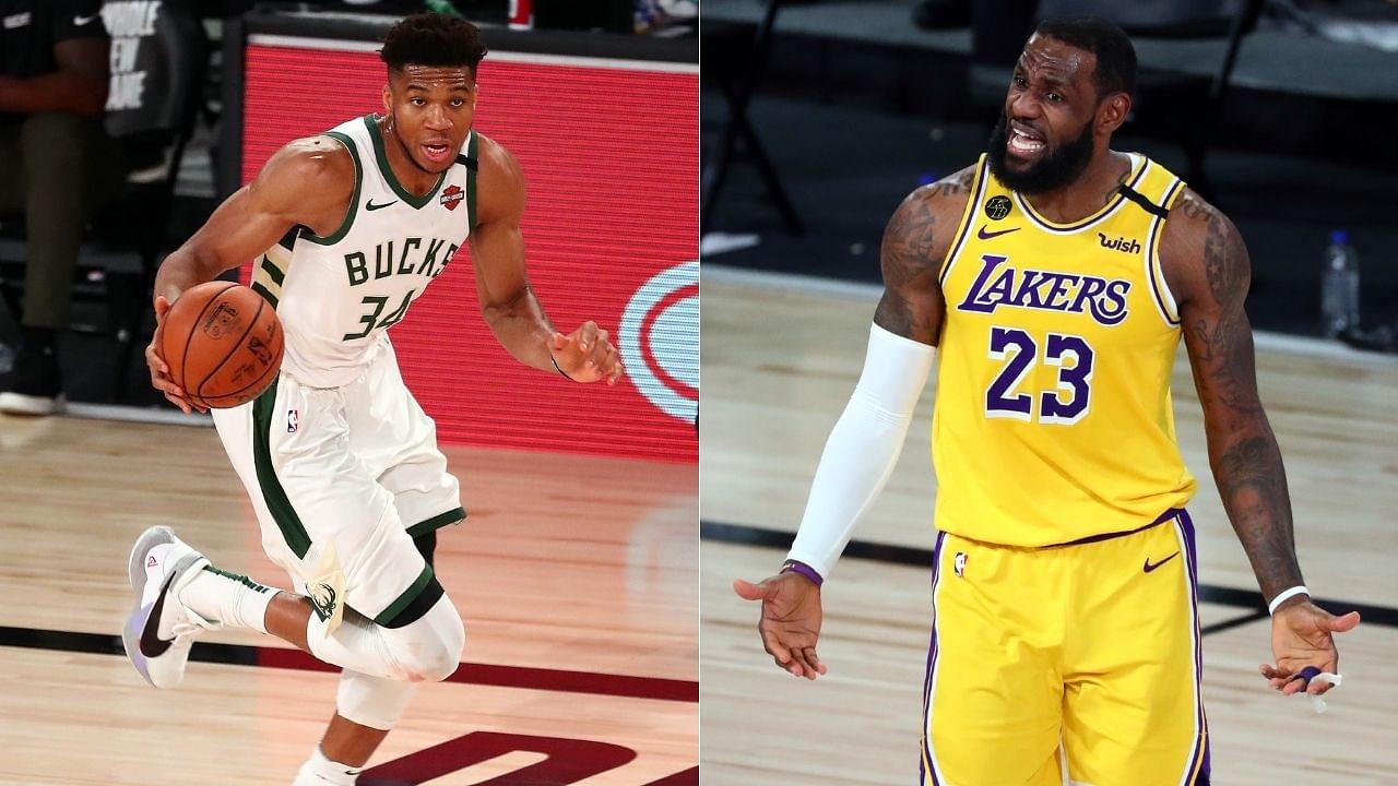 'I can't relate to Giannis Antetokounmpo's situation at all': Lakers' LeBron James blames Cavaliers front office for signing with Heat in 2010