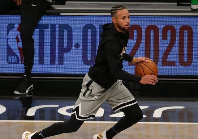 “Look at Curry, so inspirational man”: Bulls announcer praises Warriors' Steph Curry with a meme straight off Internet message boards after a deep 3