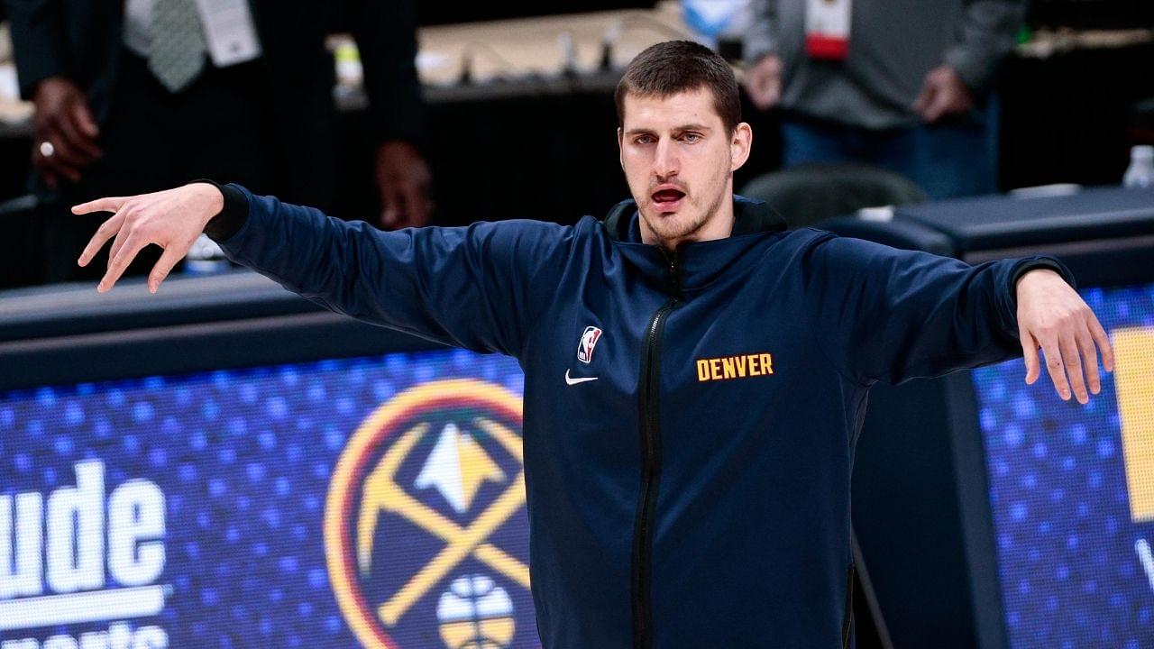 "Did Nikola Jokic do a war cry?": Nuggets star gives new meme material to NBA fans with moan after post-game interview