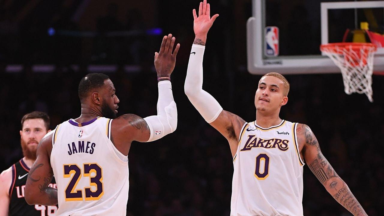'Kyle Kuzma will take a big leap next season': Lakers star LeBron James reposes faith in teammate