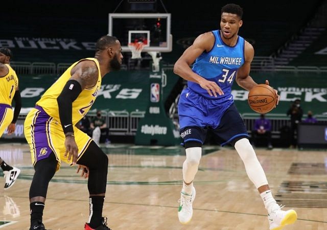 "I could care less about beating Giannis Antetokounmpo": LeBron James plays down Lakers' win over Bucks last night despite scoring season-high 32 points