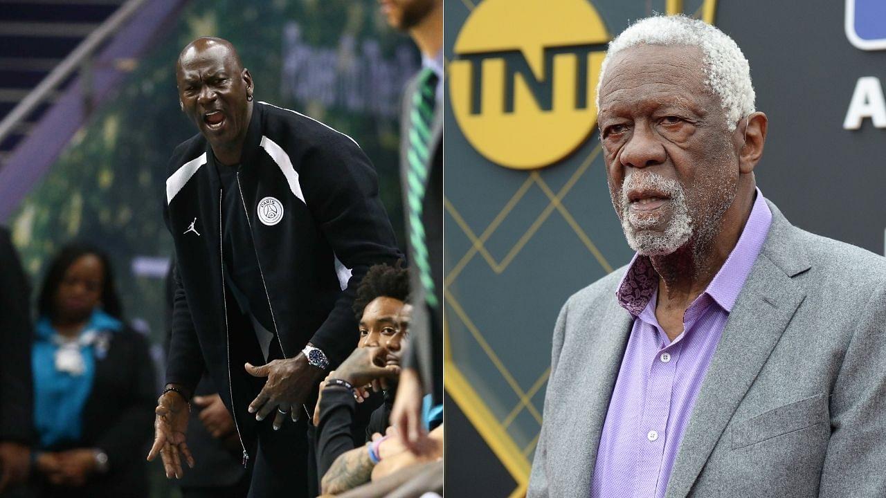"Michael Jordan, you're playing in an easier era": When Bill Russell told Bulls legend to his face that he had to compete harder for his NBA titles