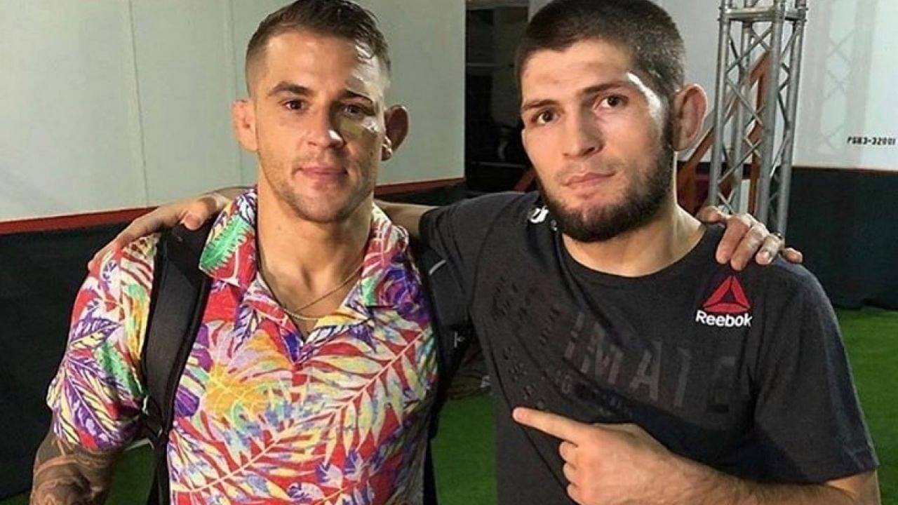I think Dustin Poirier has the best chance': Khabib Nurmagomedov favored Dustin Poirier to win the UFC Lightweight championship a month prior to his fight with Conor McGregor at UFC 257 |
